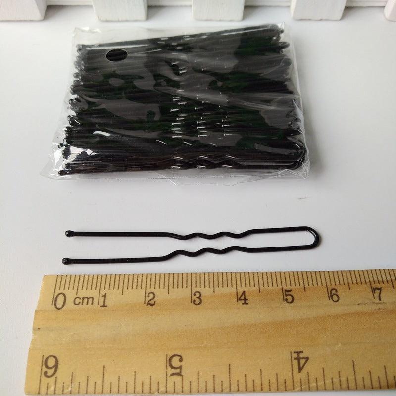 50pcs U-shaped Hairpin for Chignon Bun Hair Styling