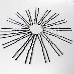 50pcs U-shaped Hairpin for Chignon Bun Hair Styling