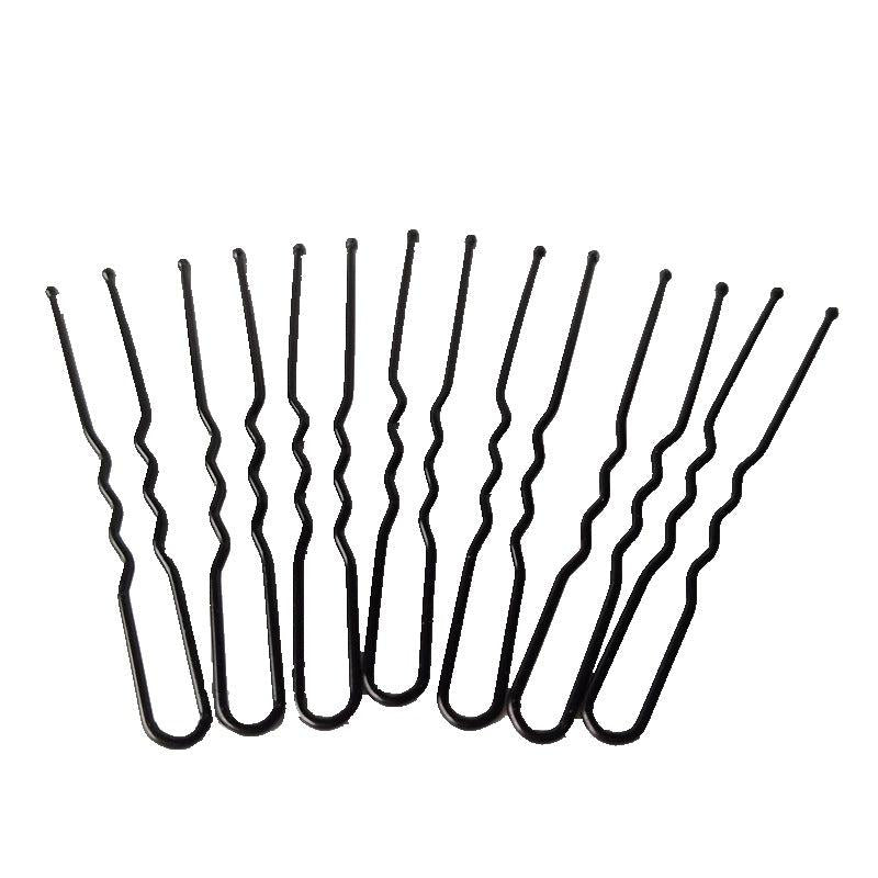 50pcs U-shaped Hairpin for Chignon Bun Hair Styling