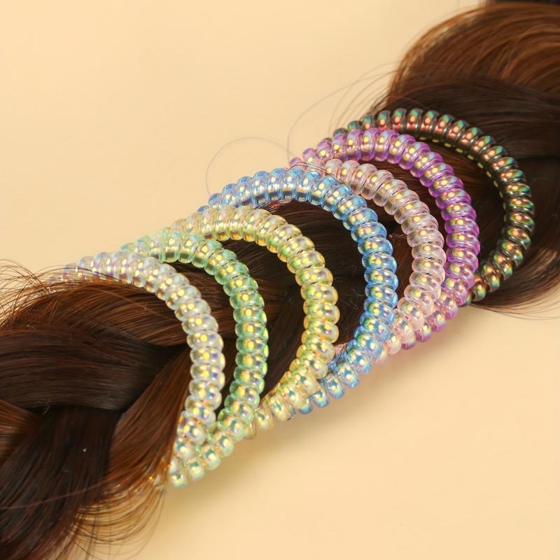 11pcs Candy Coil Hair Tie Sweet Hair Accessories For Girls Women