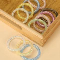 11pcs Candy Coil Hair Tie Sweet Hair Accessories For Girls Women