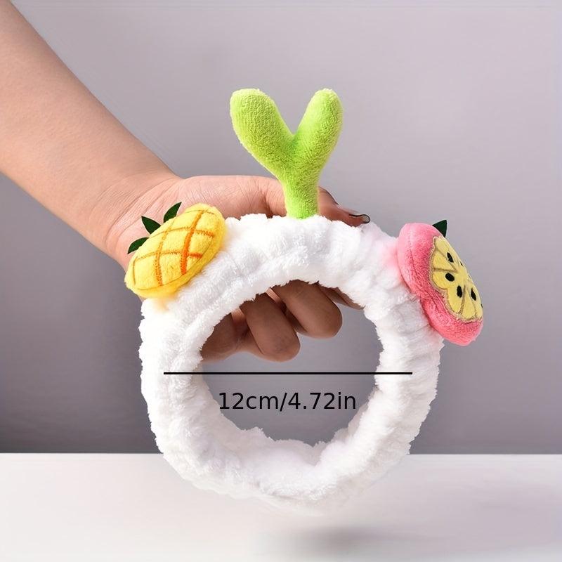 Pineapple Plush Headband for Women and Girls