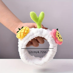 Pineapple Plush Headband for Women and Girls