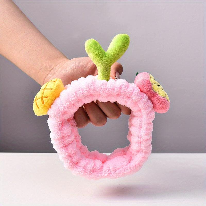Pineapple Plush Headband for Women and Girls