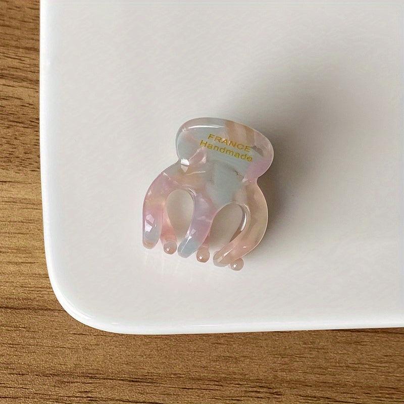 Small Hair Claw Vintage Hair Claw For Side Hair Braids High Ponytail Holder