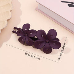 Large Flower Shaped Hair Claw Clip for Ponytail Bun Women Girls Hair Claw Clip