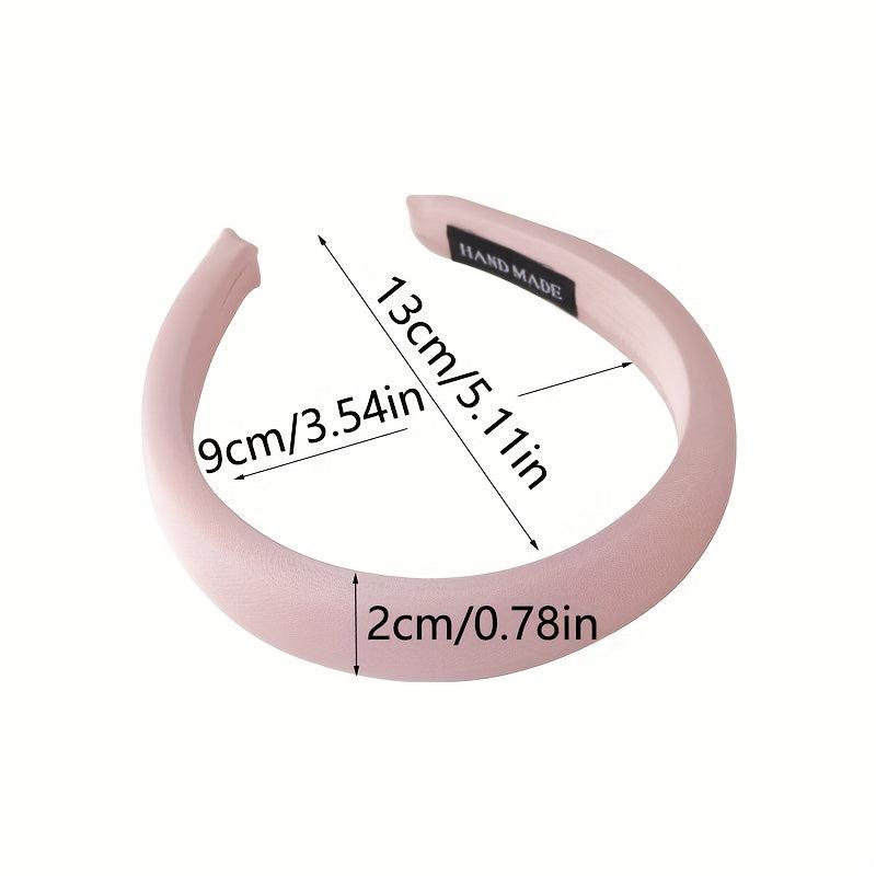 Wide Brim Headband Sponge Padded Head Hoop Style Headdress