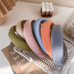 Wide Brim Headband Sponge Padded Head Hoop Style Headdress