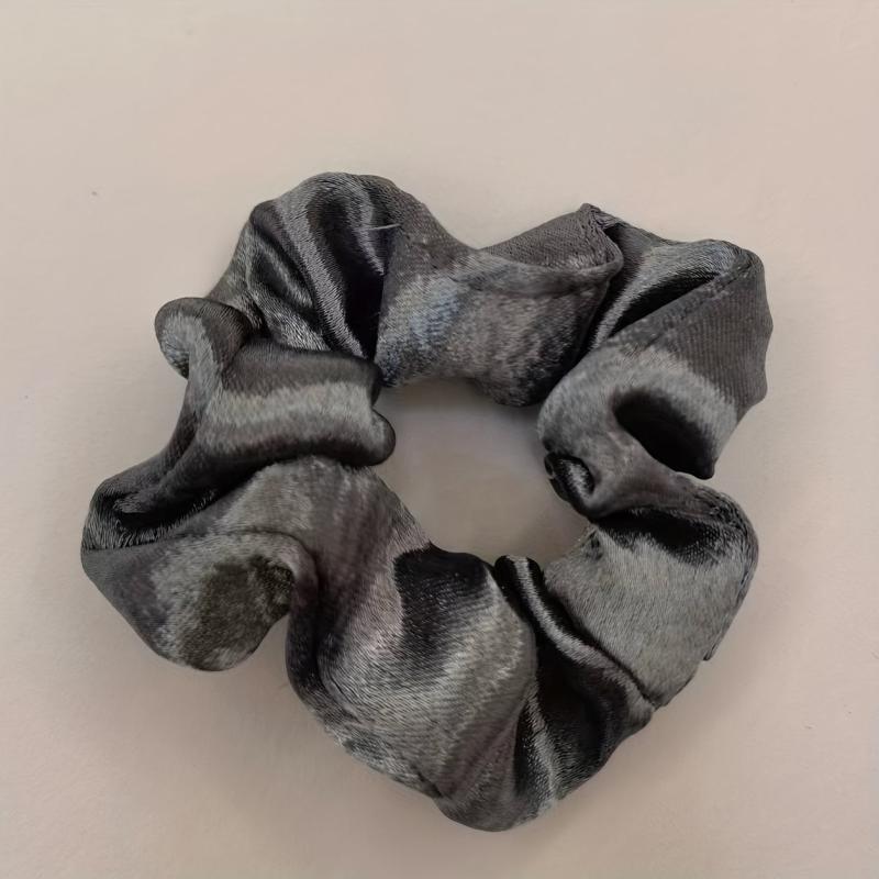 10pcs French Large Wool Scrunchie Retro Hair Rope Fabric Accessories
