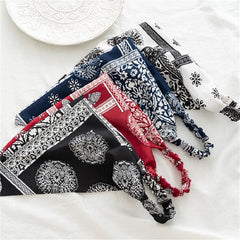 Boho Style Bandana Headband Hair Accessories Women's Bundle Hairband