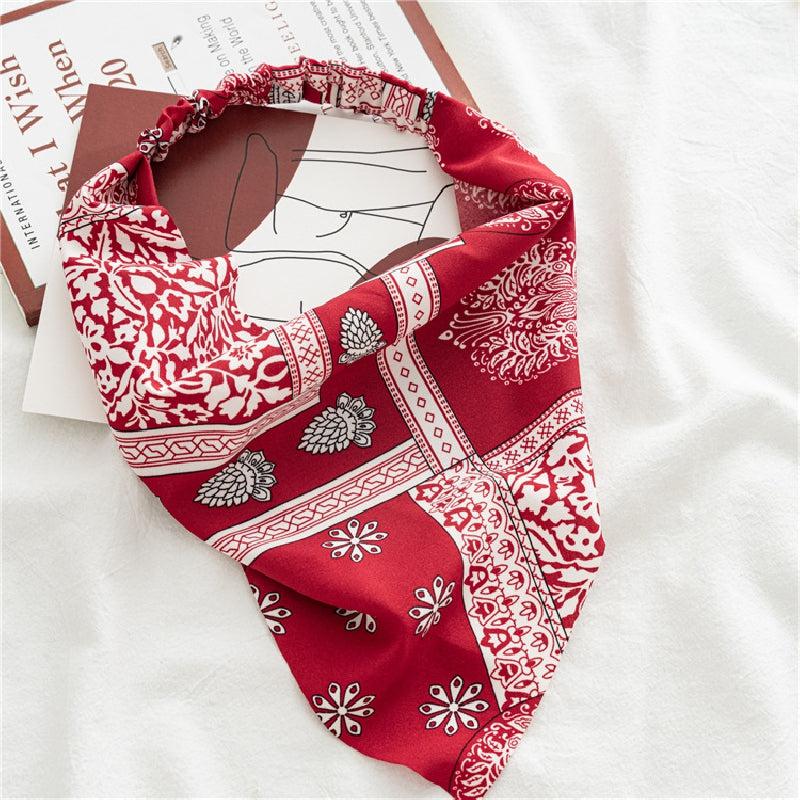 Boho Style Bandana Headband Hair Accessories Women's Bundle Hairband
