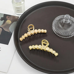 Opal Hair Claw Large Metal Back Head Hair Claw Shark Claw Hair Accessories