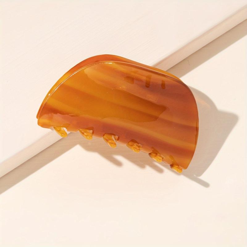 Checkered Pattern Acetate Hair Claw Shark Claw Hair Clip
