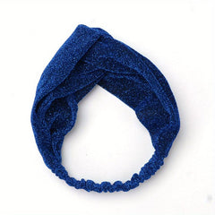 Glitter Fabric Hair Bands Stretchy Gypsophila Headbands Yoga Bundle