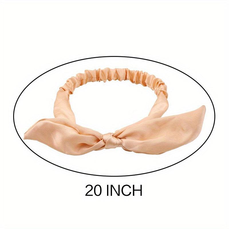 Silk Satin Headband Bowknot Hair Band Hair Accessories
