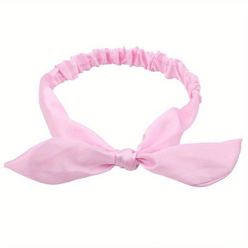Silk Satin Headband Bowknot Hair Band Hair Accessories