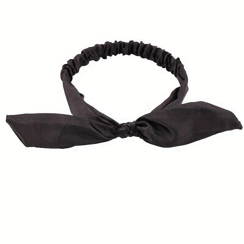 Silk Satin Headband Bowknot Hair Band Hair Accessories