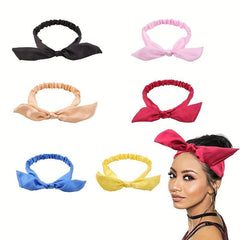 Silk Satin Headband Bowknot Hair Band Hair Accessories