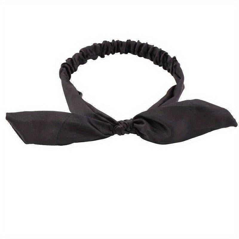 Silk Satin Headband Bowknot Hair Band Hair Accessories