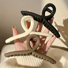 4pcs Solid Shark Claw Hair Claw Hair Accessories Women