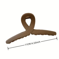 4pcs Solid Shark Claw Hair Claw Hair Accessories Women