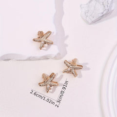 3pcs Small Starfish Hair Claw Nonslip Braids Shark Claw Women Girls Sweet Hair