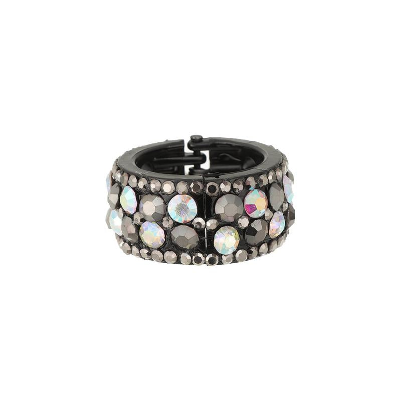 Vintage Rhinestone Hair Cuff Clip Glitter Hair Claw for Women Girls