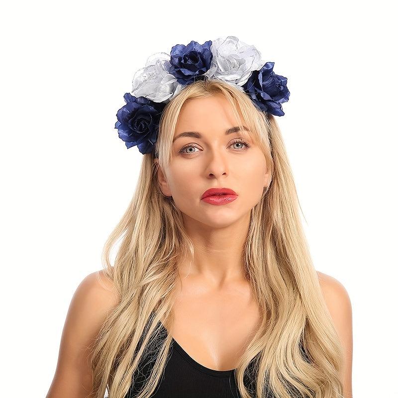 Halloween Flower Headband Hair Accessories for Women Girls