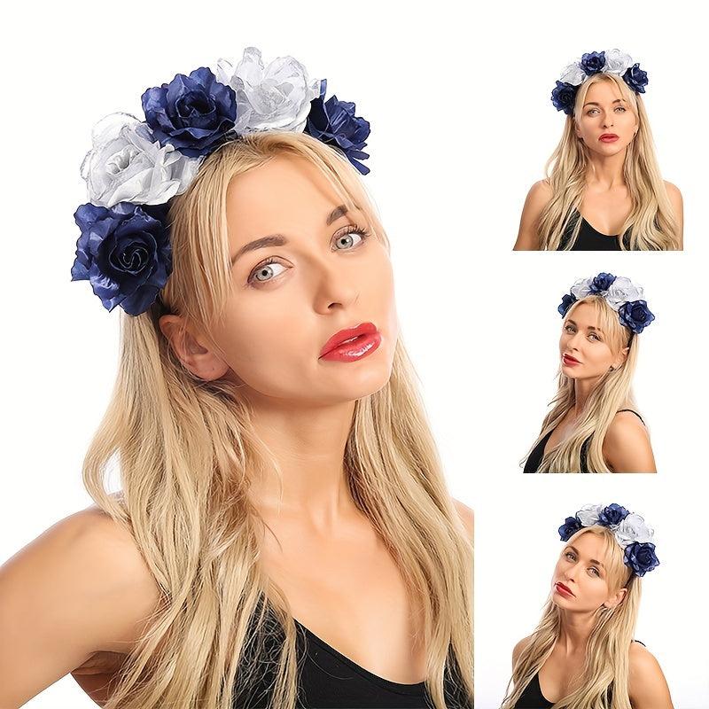 Halloween Flower Headband Hair Accessories for Women Girls