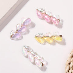 Y2K Crystal Duckbill Clip Holographic Hair Accessory Hairclip for Women Girls