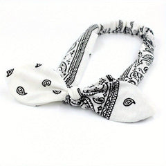 Boho Rabbit Ears Knotted Headband Hair Accessories