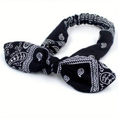 Boho Rabbit Ears Knotted Headband Hair Accessories