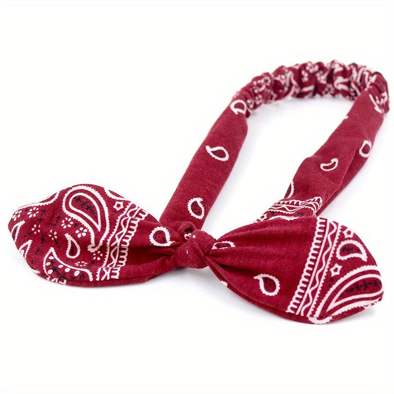 Boho Rabbit Ears Knotted Headband Hair Accessories