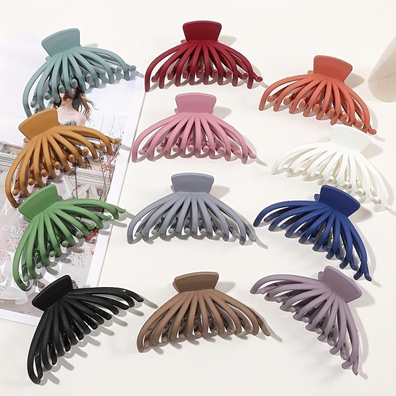 Frosted Hair Claw Style Back Head Hair Clip Non slip Hair Accessories
