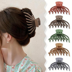 Frosted Hair Claw Style Back Head Hair Clip Non slip Hair Accessories
