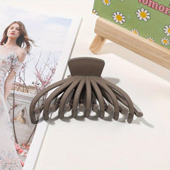 Frosted Hair Claw Style Back Head Hair Clip Non slip Hair Accessories