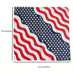 National Flag Bandana Hip Hop Cotton Square Scarf Handkerchief
