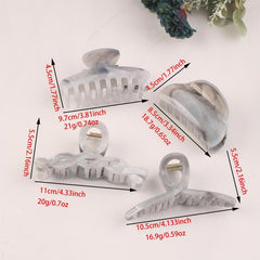 Chinese Style Prints Hair Claw Ponytail Holder Hair Accessories For Women