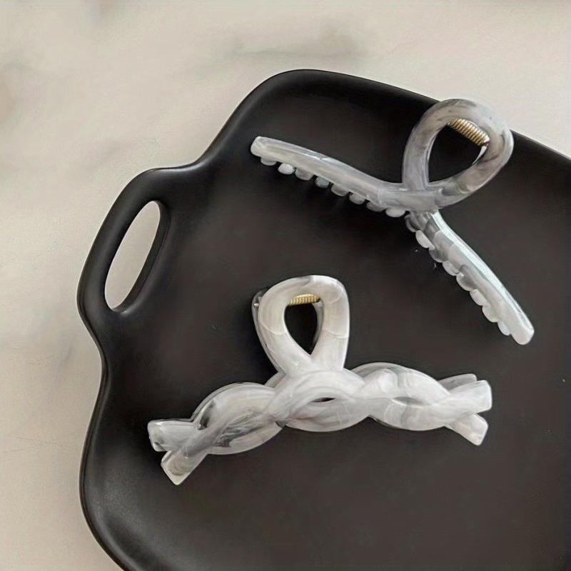 Chinese Style Prints Hair Claw Ponytail Holder Hair Accessories For Women