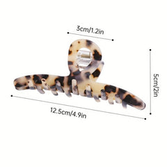 Acetate Curved Hair Claw Back Head Hair Styling Accessories