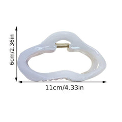 Hollow Cloud Hair Claw Clip Strong Hold Non slip Ponytail Holder
