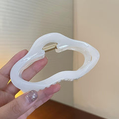 Hollow Cloud Hair Claw Clip Strong Hold Non slip Ponytail Holder
