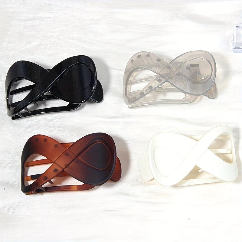 4pcs Vintage Hair Clip Non slip Duck Billed Clip Side Clip Hair Accessories