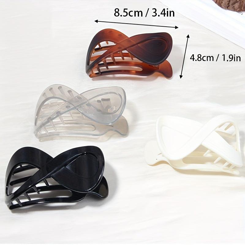 4pcs Vintage Hair Clip Non slip Duck Billed Clip Side Clip Hair Accessories