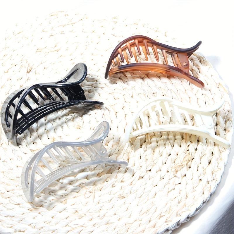 4pcs Vintage Hair Clip Non slip Duck Billed Clip Side Clip Hair Accessories