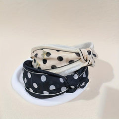 Cross Knotted Headband Rhinestone Butterfly Hair Band