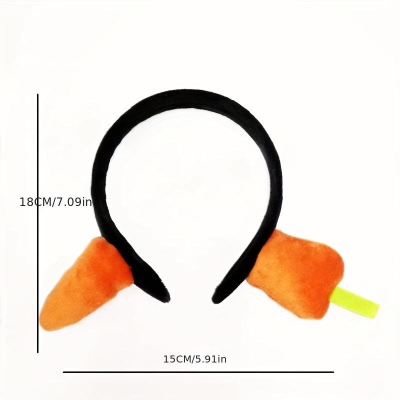 Funny Fish Carrots Headband Makeup Mask Hair Band