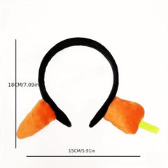 Funny Fish Carrots Headband Makeup Mask Hair Band