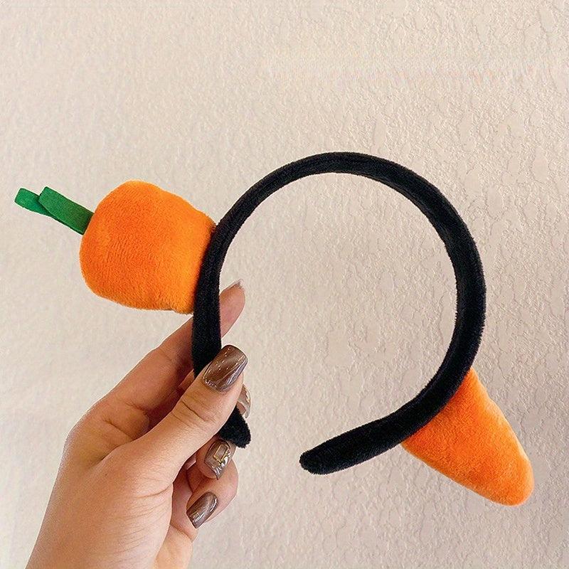 Funny Fish Carrots Headband Makeup Mask Hair Band
