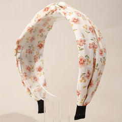 2pcs Knotted Hair Hoop Cross Floral Hairpin Head Hoop Headwear